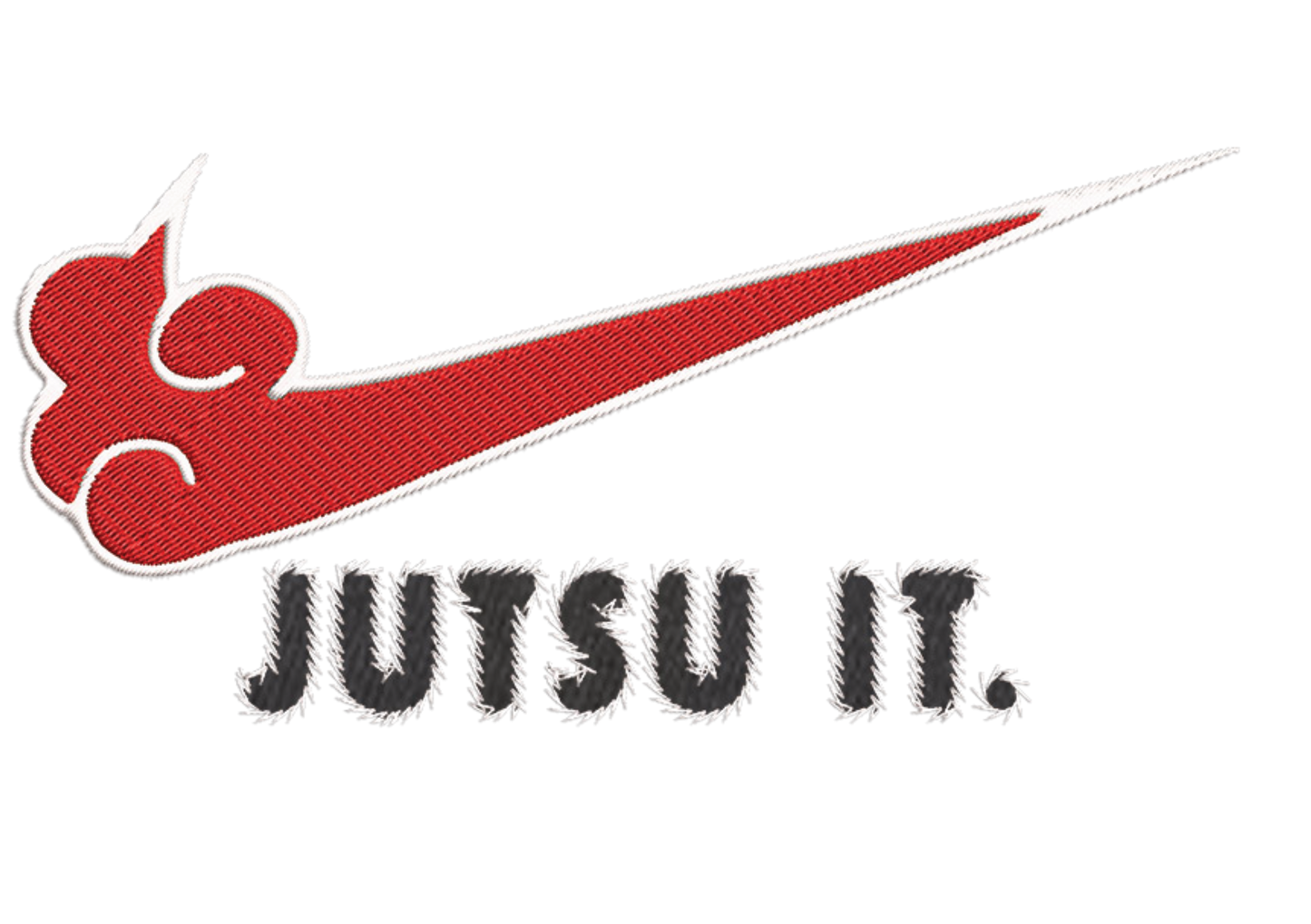 Naruto Jutsu It Embroidered Hoodie